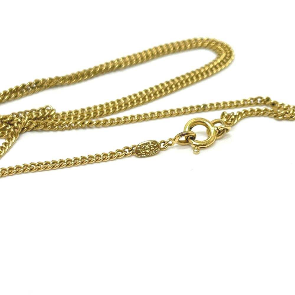 CHANEL Gold Logo Necklace - Picture 6 of 6